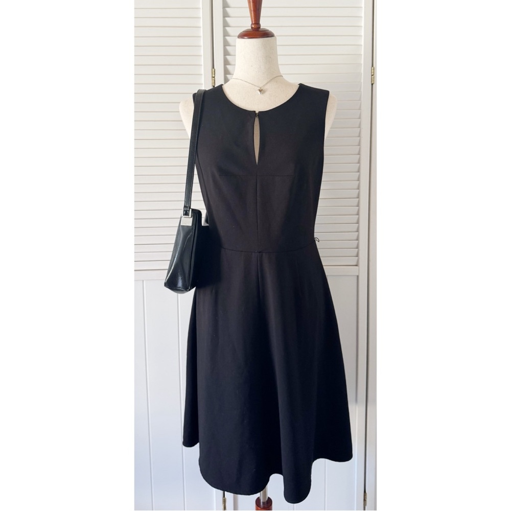 Calvin Klein Front Clasp Black Casual Dinner Dress